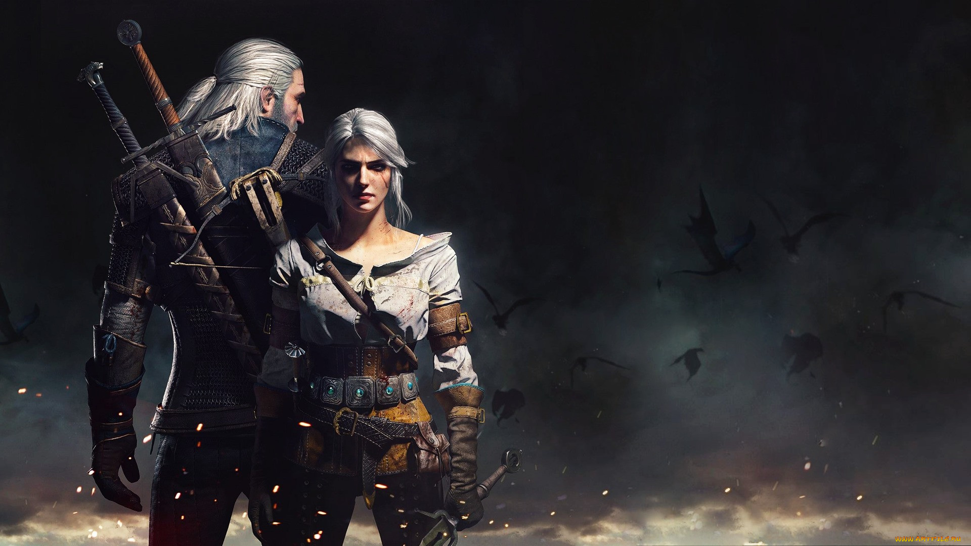  , the witcher 3,  wild hunt, andrzej, sapkowski, geralt, of, rivia, ravix, fourhorn, butcher, blaviken, gwynbleidd, white, wolf, wild, hunt